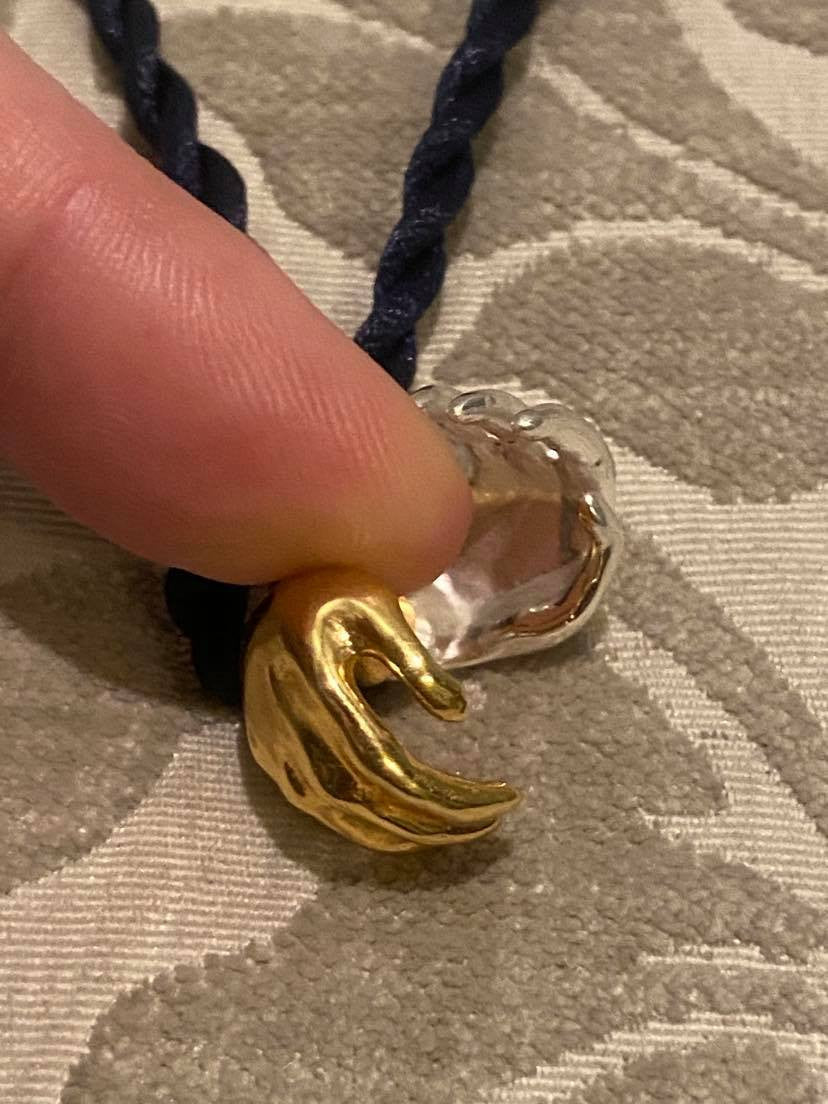 Leona's Healing Hands, Locket for Crystals or Essential Oils, 10K Gold-13