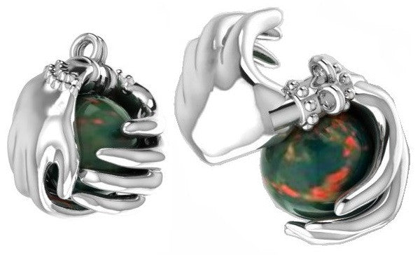 Leona's Healing Hands, Locket for Crystals or Essential Oils, 10K Gold-15