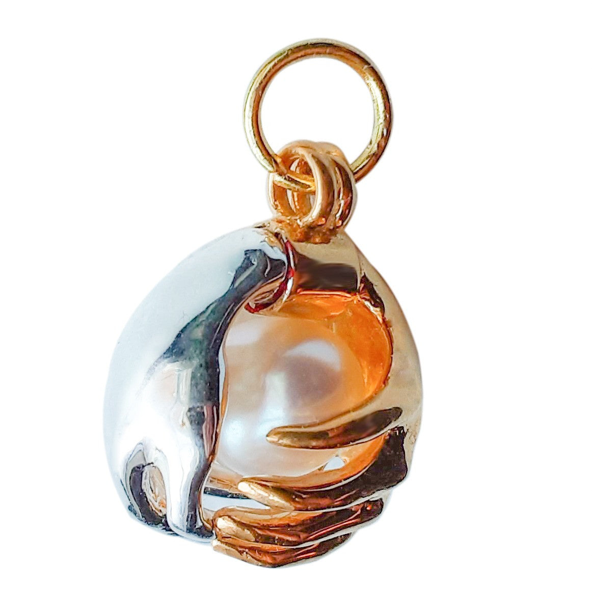 Leona's Healing Hands, Locket for Crystals or Essential Oils, 10K Gold-2