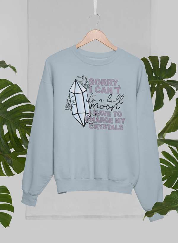 I Have To Charge My Crystals Sweat Shirt-0