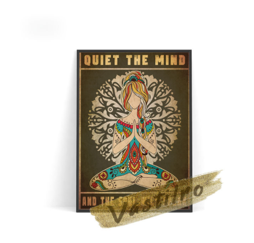 Meditation Chakra Yoga Girl Canvas Painting Core