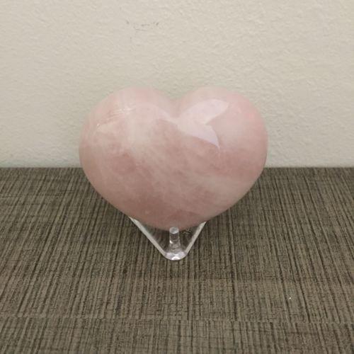 Rose Quartz Heart Stone