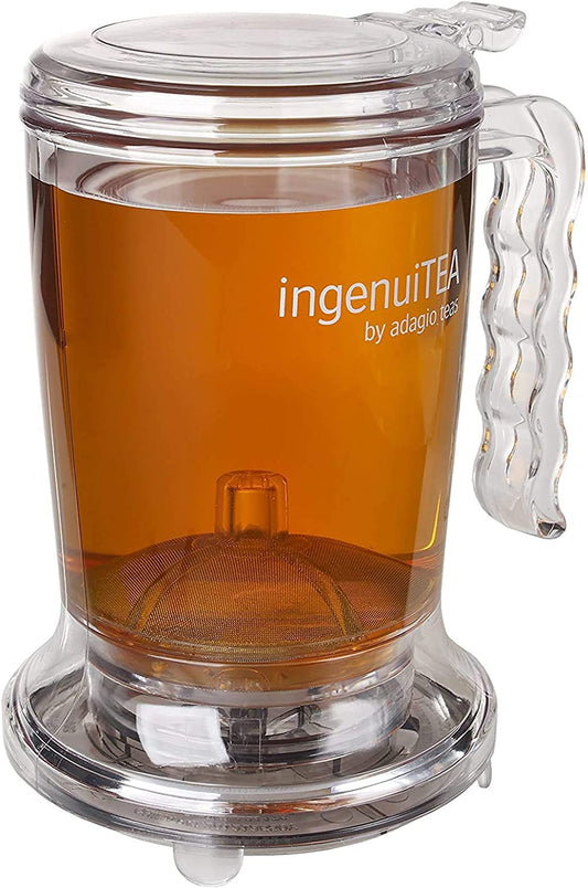 Ingenuitea Bottom-Dispensing Teapot,Clear,16 Oz