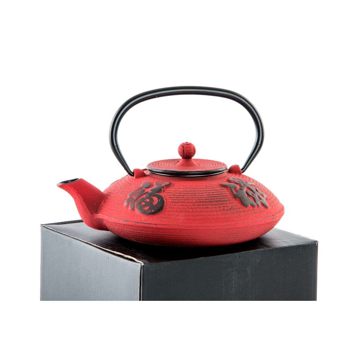 Teapot DKD Home Decor Red Cast iron (800 ml)