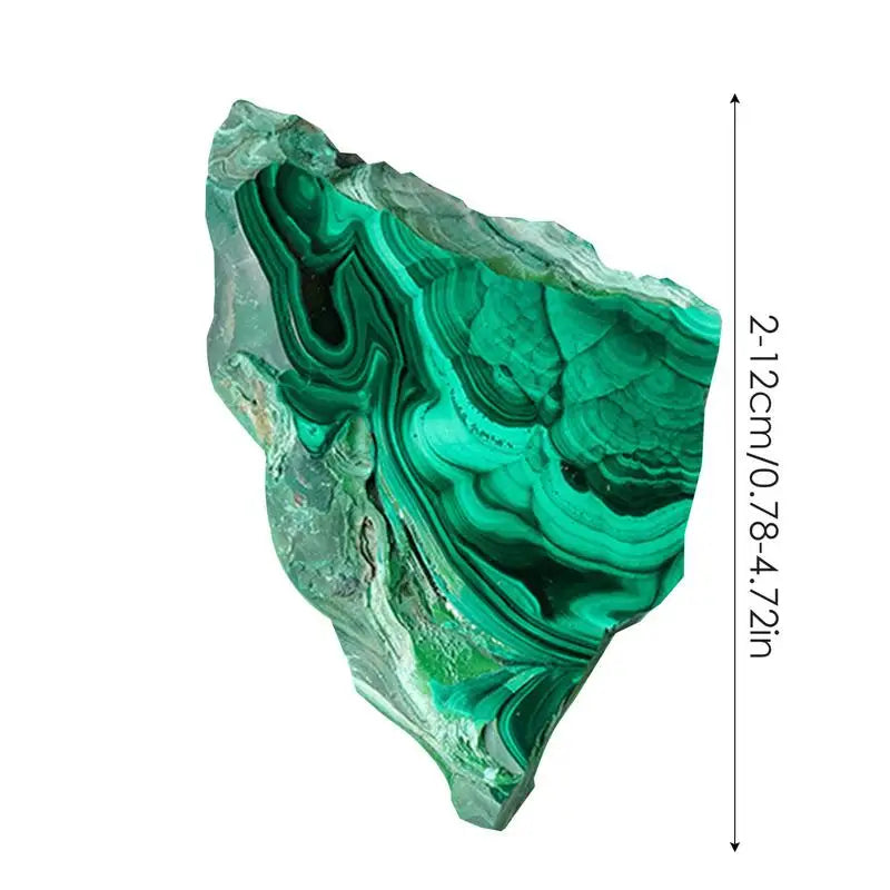 Malachite Crystals Natural Crystal Malachite Slice for Home Decoration Polished Slab Rock Healing Crystals Malachite Stones