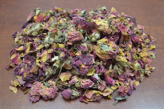 1 Pound Dried Rose Buds Petals Loose Herb Incense