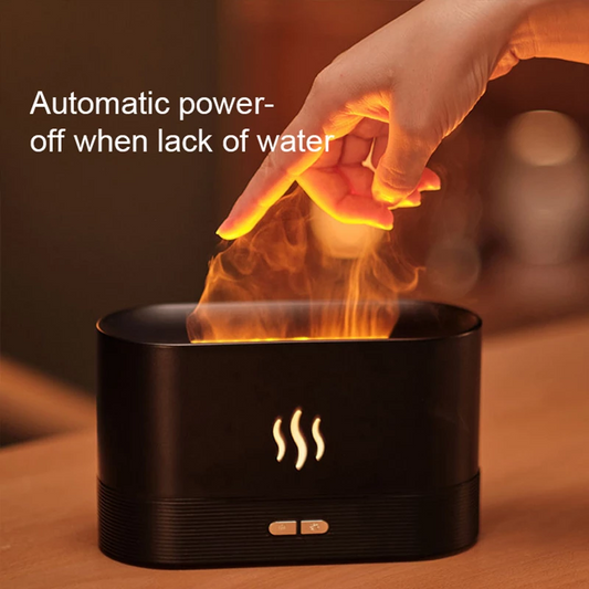 Aroma Diffuser Air Humidifier Flame Lamp Diffusor