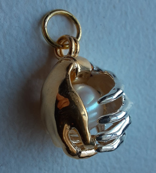 Leona's Healing Hands, Locket for Crystals or Essential Oils, 10K Gold-20