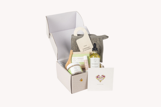 Citrus Self care gift box, Natural skincare gift set - Unisex - AG-0