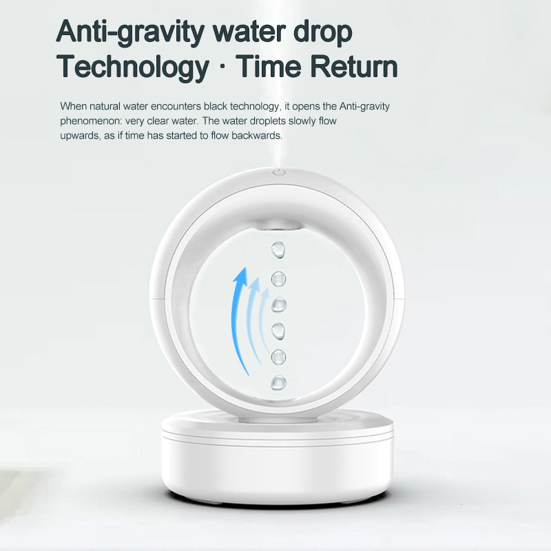 Anti-Gravity Air Humidifier Mute Countercurrent Humidifier Levitating Water Drops Fogger Electric Humidifiers