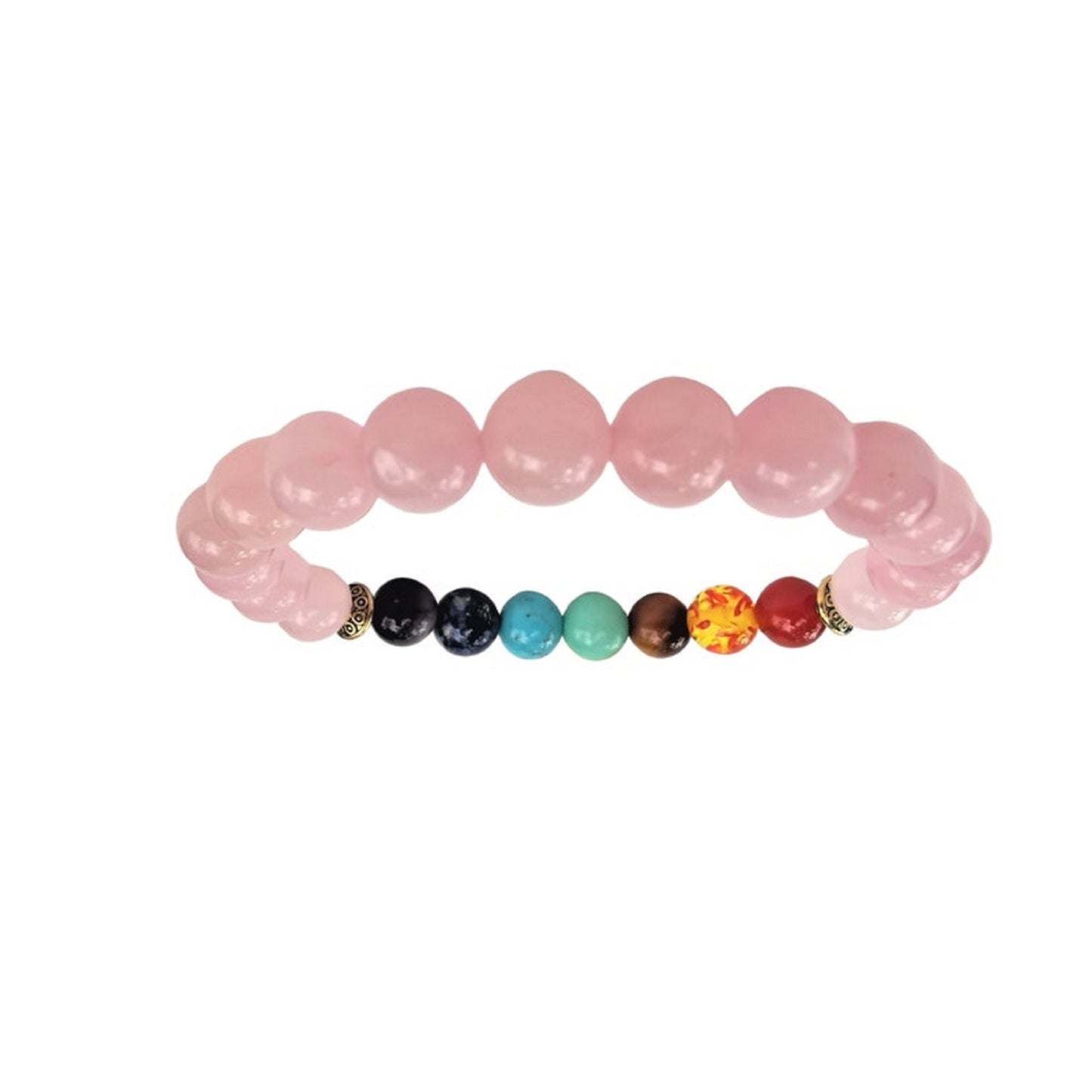 Rose Quartz Chakra Healing and Self Love Bracelet-1