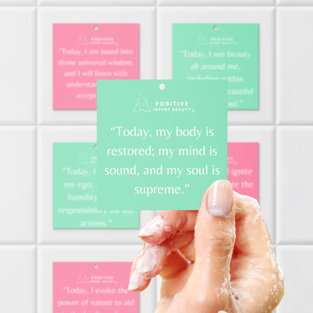 Self-Care Mantras For Your Shower Cards [Waterproof]-0