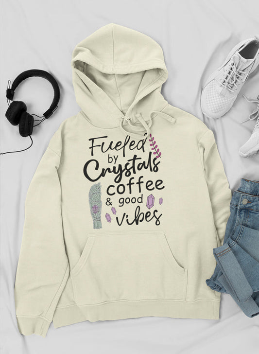 Fueled By Crystals Coffee & Good Vibes Hoodie-0