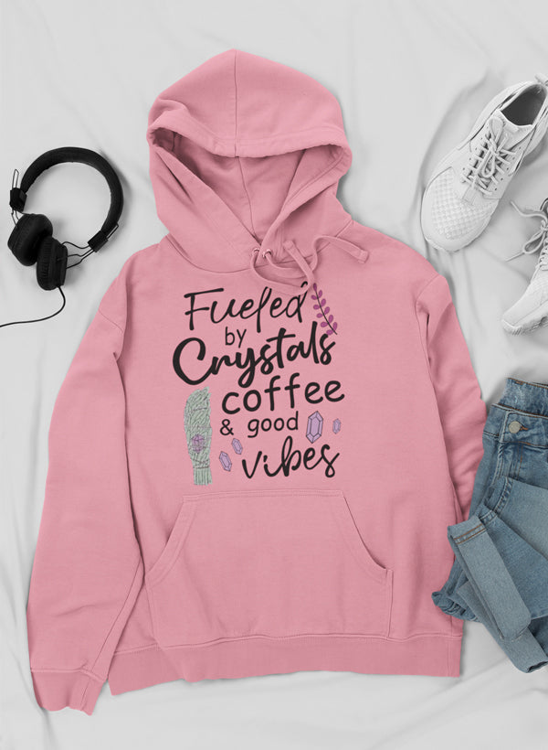 Fueled By Crystals Coffee & Good Vibes Hoodie-2