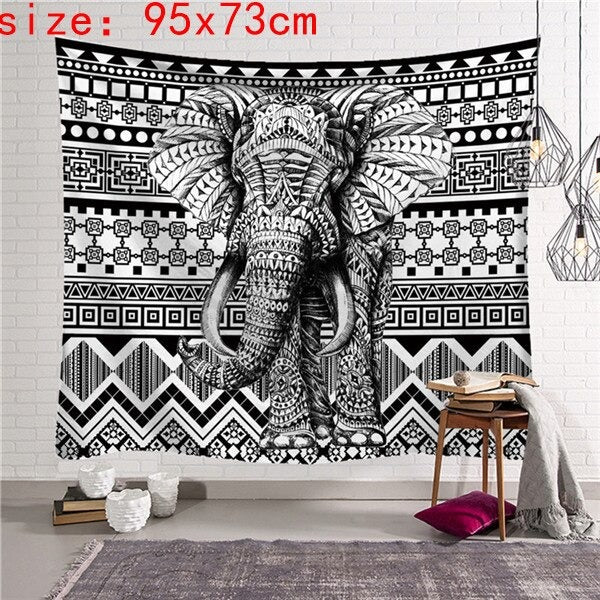 Elephant Mandala Tapestries