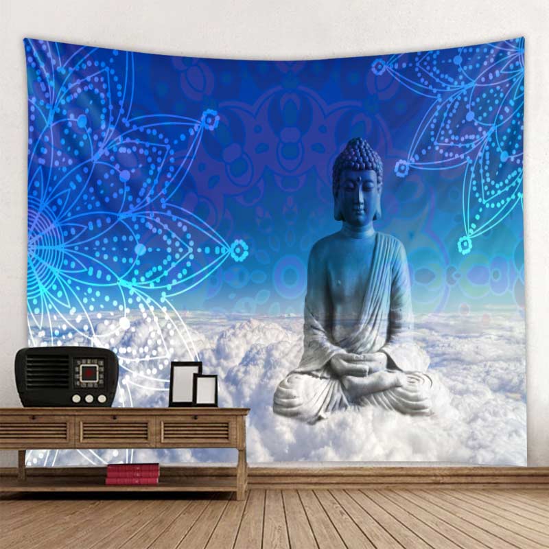 Boho Yoga Meditation Colorful Chakra Decorative Tapestry