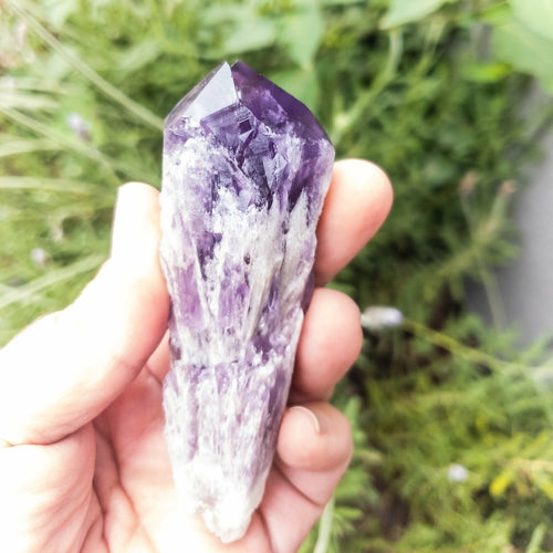 Elestial Amethyst Points