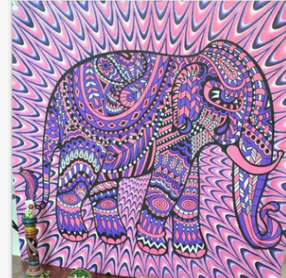 Elephant Mandala Tapestries