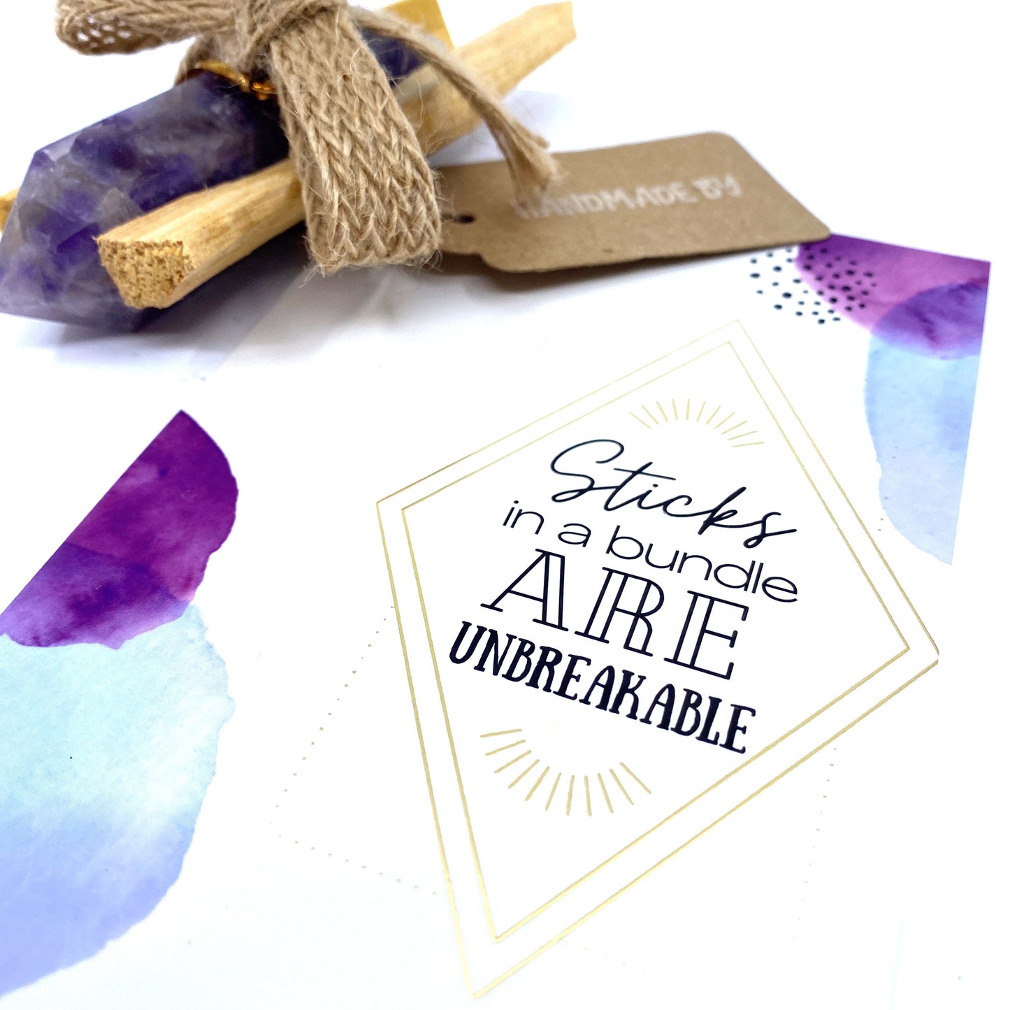 Intuition Bundle, Palo Santo & Amethyst Wand